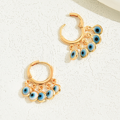 Fashionable Evil Eye Pendant Earrings for Women NL2443-1-1