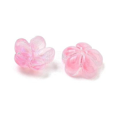 Dyed & Heated Glass Bead Caps GLAA-C042-01I-1