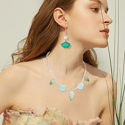 80Pcs 8 Styles Transparent Glass Pendants & Beads Sets DGLA-TA0001-63-1