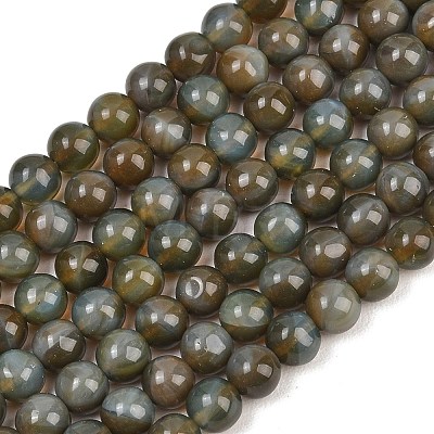 Handmade Lampwork Beads Strand LAMP-B056-8mm-21-1