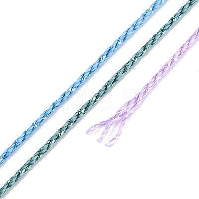 5 Rolls 9-Ply Braided Nylon Strings with Metallic Thread OCOR-Q062-01B-1