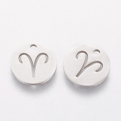 Non-Tarnish 304 Stainless Steel Charms STAS-Q201-T095-1-1