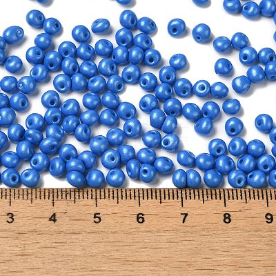 6/0 Opaque Baking Paint Glass Seed Beads X1-SEED-M012-02A-03-1