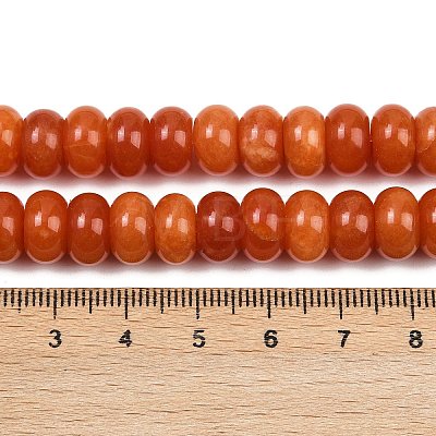 Dyed Natural White Jade Beads Strands G-G107-A26-01-1