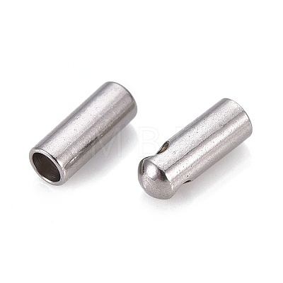 Tarnish Resistant 201 Stainless Steel Cord Ends STAS-F250-10P-F-1