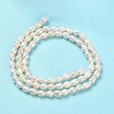Natural Cultured Freshwater Pearl Beads Strands PEAR-E016-126-1