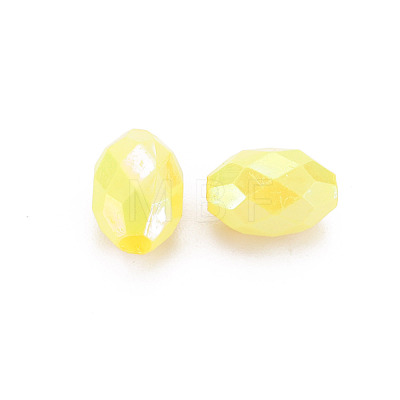 Opaque Acrylic Beads TACR-S153-32I-07-1