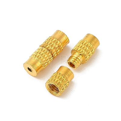 Brass Screw Clasps KK-G186-G-1