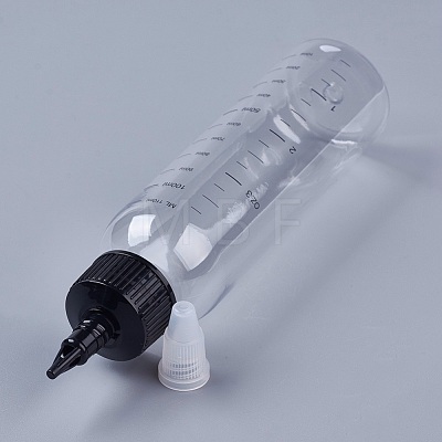 Transparent PET Plastic Empty Bottle X-TOOL-WH0090-02B-1