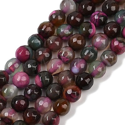 Natural Agate Beads Strands G-C082-A01-22-1