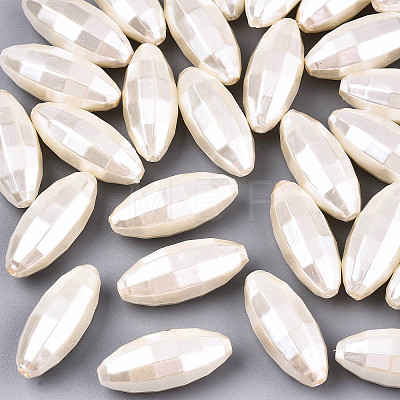 Acrylic Imitation Pearl Beads OACR-O002-3429-1