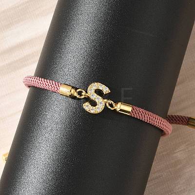 Adjustable Nylon Cord Bracelets BJEW-C096-01G-19-1