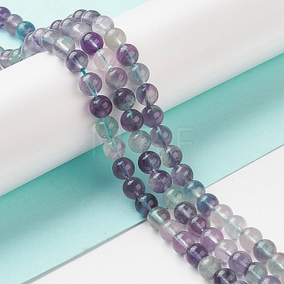 Natural Fluorite Beads Strands G-B038-C01-1