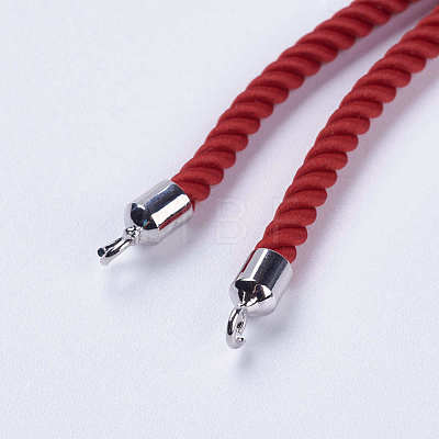 Nylon Twisted Cord Bracelet Making MAK-F018-01P-RS-1