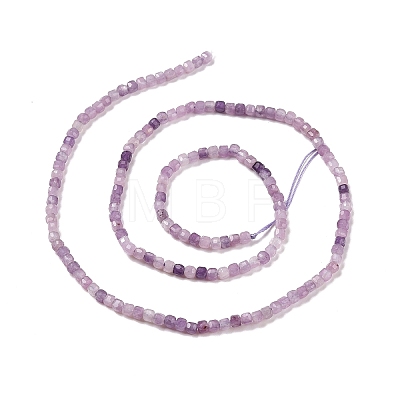 Natural Lilac Jade Beads Strands G-C009-B16-1