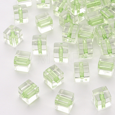 Transparent Acrylic Beads TACR-S154-12A-83-1