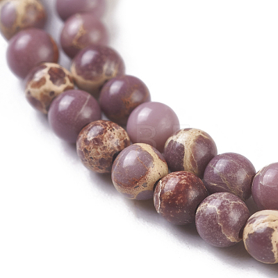 Natural Imperial Jasper Beads Strands G-I248-03G-1