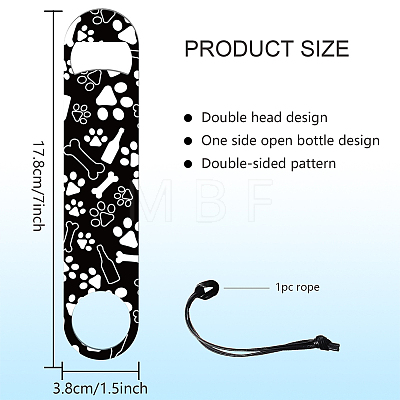 201 Stainless Steel Bottle Opener AJEW-WH0393-029-1