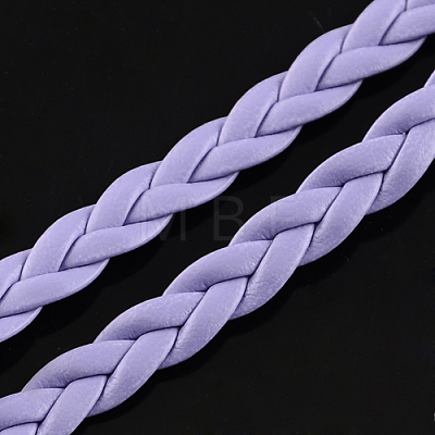 Braided Imitation Leather Cords LC-S002-5mm-09-1
