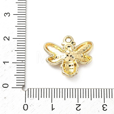 Alloy Rhinestone Pendants ALRI-D303-19G-01-1
