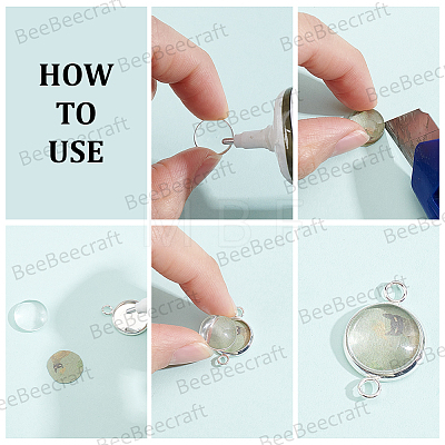 200Pcs Transparent Glass Cabochons GGLA-BBC0001-06-1