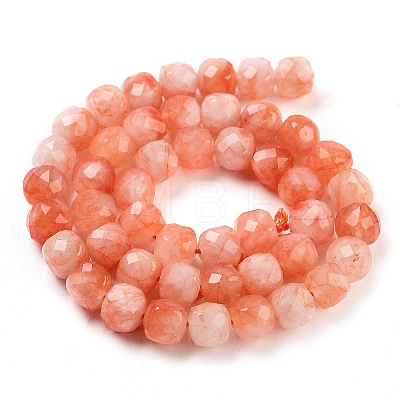 Natural White Jade Beads Strands G-H028-A09-14-1