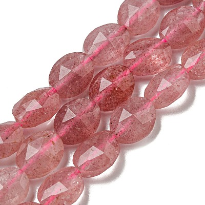 Natural Strawberry Quartz Beads Strands G-P544-D09-01-1