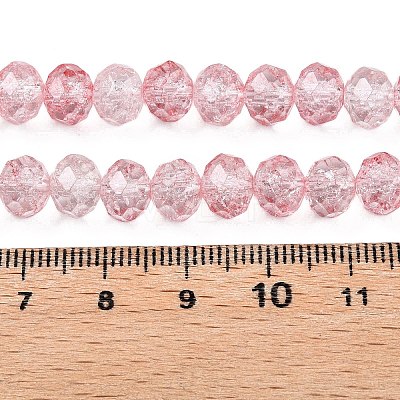 Transparent Glass Beads Strands X-GLAA-T023-6mm-A08-1