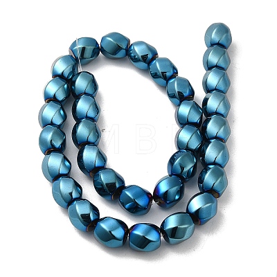 Electroplated Non-Magnetic Synthetic Hematite Beads Strands G-P518-05F-1