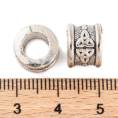 Tibetan Style Zinc Alloy Beads TIBEB-R063-011AS-RS-1