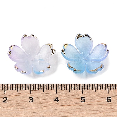 Acrylic Bead Caps X-OACR-H119-01D-1