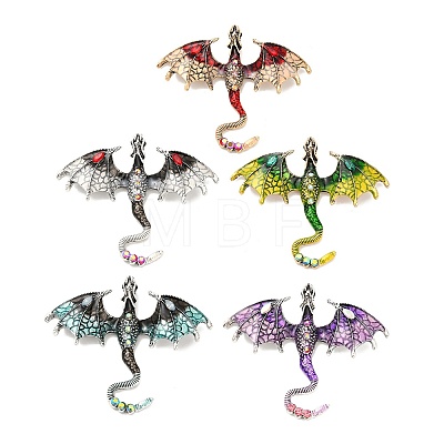 Alloy Rhinestone Big Pendants FIND-I060-01AS-1