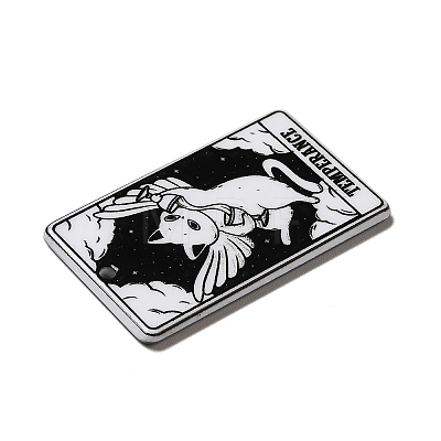 Tarot Theme Printed Acrylic Pendants MACR-G061-04O-1