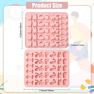Gym Themed Silicone Molds ST-CJ0043-052-1
