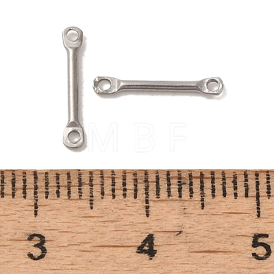 Non-Tarnish 304 Stainless Steel Connector Charms STAS-Q323-04C-P-1