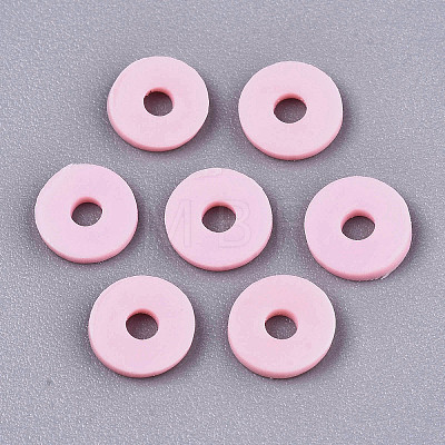 Handmade Polymer Clay Beads X-CLAY-Q251-8.0mm-92-1