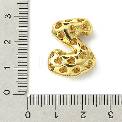 Rack Plating Brass Cubic Zirconia Pendants KK-S378-02G-Z-1