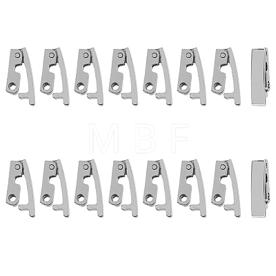 16Pcs 316 Surgical Stainless Steel Clasps FIND-FH0005-67-1