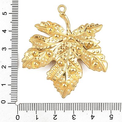 304 Stainless Steel with Rhinestone Big Pendants STAS-Z186-02G-01-1