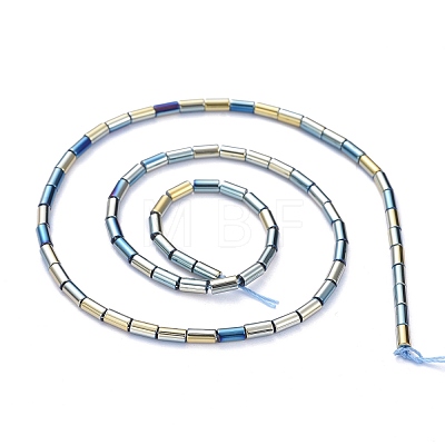 Electroplate Glass Beads Strands X-EGLA-K014-B-FP05-1