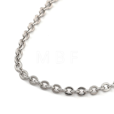 Titanium Steel Cable Chain Bracelets for Men Women BJEW-G736-11P-1