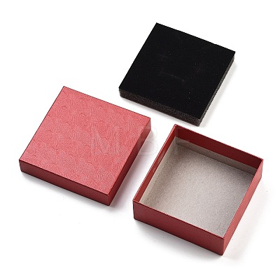 Square Jewelry Cardboard Jewelry Boxes CBOX-A009-01C-1