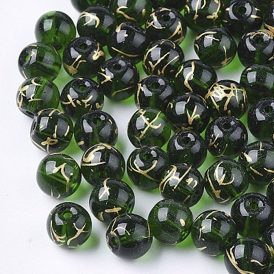 Drawbench Transparent Glass Beads GLAD-Q017-01D-8mm-1