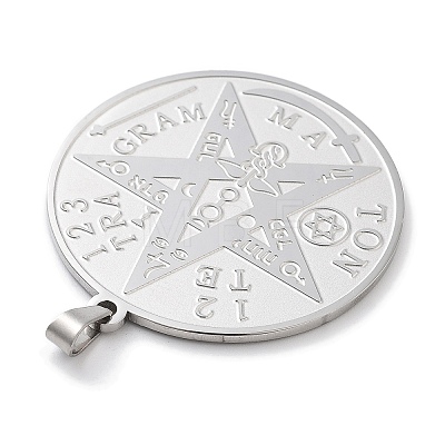 Anti-Tarnish 304 Stainless Steel Pendants STAS-U030-03P-1