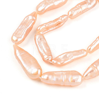 Baroque Natural Keshi Pearl Beads Strands PEAR-S020-H12-1