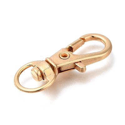 Alloy Swivel Lobster Claw Clasps FIND-H006-02KCG-1