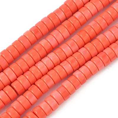 Opaque Glass Beads Strands GLAA-I060-01F-1