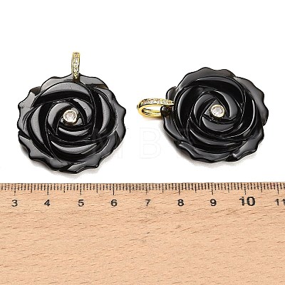 Natural Obsidian Pendants GG-CBA4625-05G-01-1