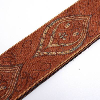 Embroidery Polyester Ribbons OCOR-WH0064-01A-WH-1