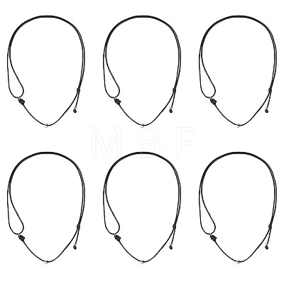Waxed Polyester Cord Necklaces NJEW-TAC0022-05-1